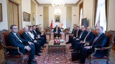 Kurtulmuş, Makedonya Adalet Bakanını kabul etti!