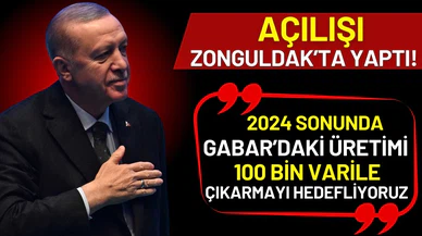 Cumhurbaşkanı Erdoğan seçim maratonuna Zonguldak'ta başladı
