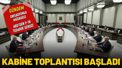 Kabine toplantısı başladı!