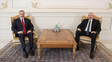 Bakan Fidan, Azerbaycan Cumhurbaşkanı Aliyev ile görüştü