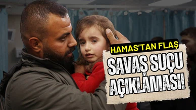 Hamas'tan, İsrail'e "savaş suçu" tepkisi!