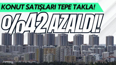 Konut satışlarında büyük düşüş!