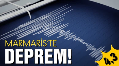 Marmaris'te korkutan deprem!