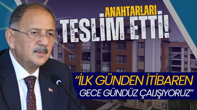 Adana'da 1589 konut, hak sahiplerine teslim edildi