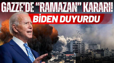 Gazze'de "Ramazan" kararı! Biden duyurdu!
