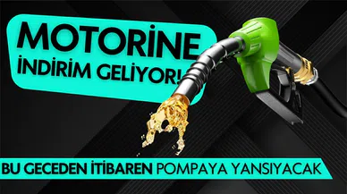 Motorine indirim geliyor!