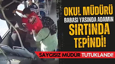 Okul müdürü ile oğlu, tartıştıkları yaşlı çifti darbetti