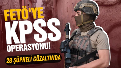 FETÖ'ye 5 ilde KPSS operasyonu!