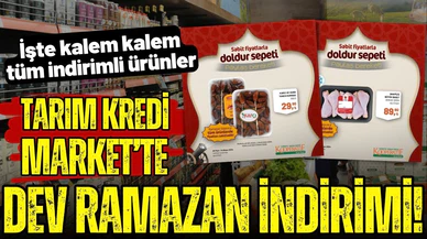 Tarım Kredi Market'lerde dev Ramazan indirimi!