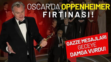 Oscar ödüllerine "Oppenheimer" ile Gazze çağrısı damga vurdu