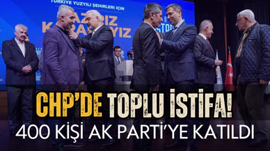 CHP'den istifa eden 400 kişi AK Parti'ye katıldı