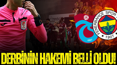 Derbinin hakemi beli oldu!