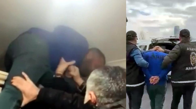 100 yıl hapisle aranan firari gardırobun üstünde yakalandı