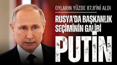 Rusya'da başkanlık seçiminin galibi Putin