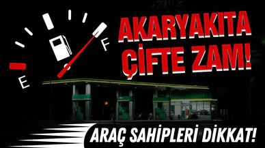 Benzine ve motorine bir zam daha!