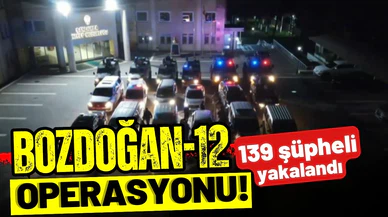 Terör örgütüne “Bozdoğan-12” operasyonu!