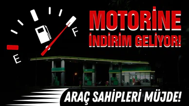 Motorine indirim geliyor
