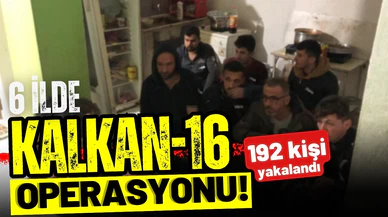 6 ilde göçmen kaçakçılarına operasyon!