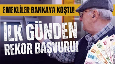 Emeklilere banka promosyonu müracaatında rekor!