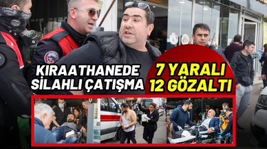 Kıraathanede silahlı çatışma: 7 yaralı, 12 gözaltı!