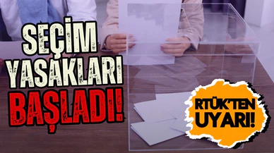 Seçim yayın yasakları başladı