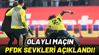 Trabzonspor-Fenerbahçe maçının PFDK sevkleri açıklandı!