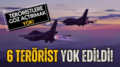 6 PKK'lı terörist etkisiz hale getirildi