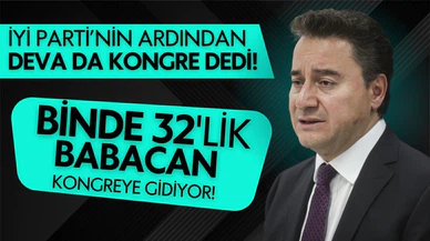 DEVA Partisi kongreye gidiyor!
