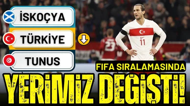Milli Takım, FIFA dünya sıralamasında geriledi!