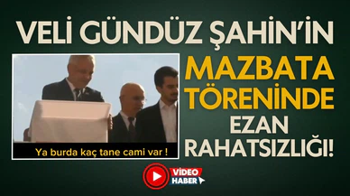 CHP'li Veli Gündüz Şahin'in mazbata töreninde ezan rahatsızlığı!