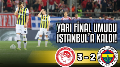 Fenerbahçe'nin yarı final umudu İstanbul’a kaldı!