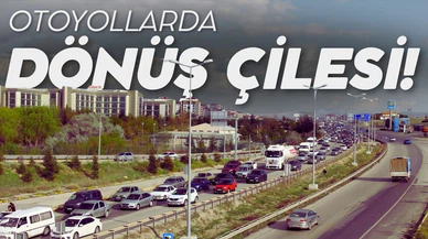 Tatilciler dönüş yolunda yoğunluk oluşturuyor