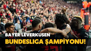 Bundesliga'da şampiyon Leverkusen!