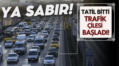 İstanbul'da trafik kilit!