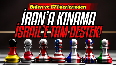 Biden ile G7 liderlerinden İran'a kınama, İsrail'e tam destek mesajı
