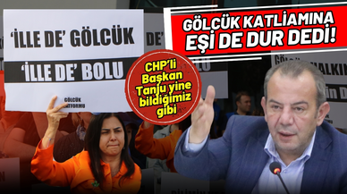 Sonunda eşi de protesto etti!