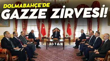 Dolmabahçe'de Gazze zirvesi!