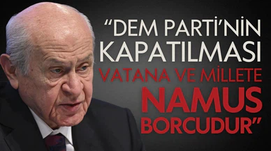 Bahçeli, 'DEM'lilere ateş püskürdü!