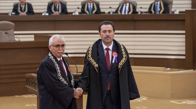 AYM üyeliğine seçilen Çınar için yemin töreni düzenlendi