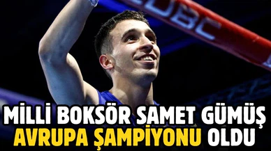 Milli boksör Samet Gümüş Avrupa şampiyonu oldu