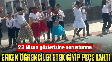 Erkek öğrenciler etek giyip peçe taktı: Soruşturma başlatıldı