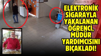 Elektronik sigarayla yakalanan öğrenci, müdür yardımcısını bıçakladı