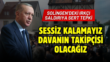 Cumhurbaşkanı Erdoğan: "Sessiz kalamayız, davanın takipçisi olacağız"