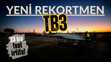 Bayraktar TB3 SİHA, yerli motor ile rekor irtifaya çıktı!