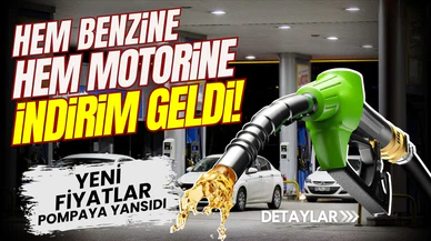 Akaryakıt indirimi pompaya yansıdı!