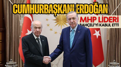 Beştepe'de sürpriz görüşme: Erdoğan, Bahçeli'yi kabul etti