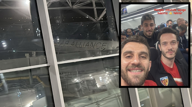 Kayserispor'un uçağına 2 kez yıldırım düştü