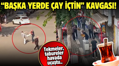 "Başka yerde çay içtin" kavgası: 2 yaralı