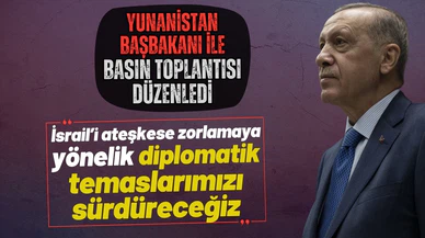 Cumhurbaşkanı Erdoğan, ortak basın toplantısında konuştu