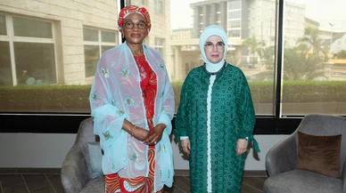 Emine Erdoğan, Nijerya'da temaslarda bulundu